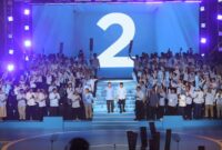 Acara Konsolidasi Pemenangan Prabowo-Gibran kepada para seluruh kader dan relawan yang hadir di Sentul International Convention Center, Bogor, Jawa Barat. (Dok. Tim Media Prabowo-Gibran)


