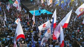 Pasangan Capres Cawapres nomor urut 2 Prabowo Subianto dan Gibran Rakabuming Raka di Kota Semarang, Jawa Tengah. (Dok. TKN Prabowo Gibran)

