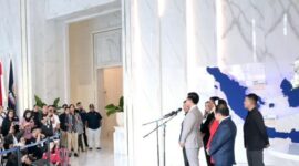 Ketua Umum Partai NasDem Surya Paloh beserta Ketua DPP Partai NasDem hadir langsung menyambut Ketua Umum PSI Kaesang Pangarep. (Instagram.com @official_nasdem)