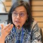 Sri Mulyani memaparkan peran SBSN sebagai penopang utama aset keuangan syariah Indonesia. (Facebook.com @Sri Mulyani Indrawati)
