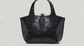 Panier Petit Bag Pattern Black.