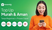 TopUpSaldo menawarkan pengisian DANA, ShopeePay, GoPay, OVO, dan LinkAja dengan harga murah, proses cepat, serta pembayaran aman. (Dok. Topupsaldo.com )